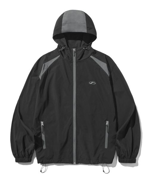 FILLUMINATE Taslan Windbreaker Jacket - Black Taslan Wind Taker Jacket