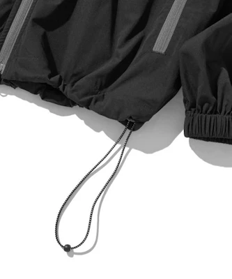FILLUMINATE Taslan Windbreaker Jacket - Black Taslan Wind Taker Jacket 4