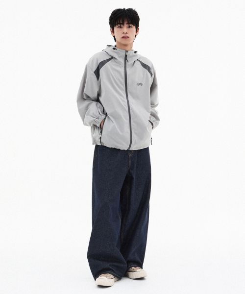 Purchase FILLUMINATE Taslan Windbreaker Jacket - Black Taslan Wind Taker Jacket