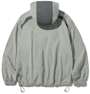필루미네이트 타슬란 윈드브레이커 재킷 - 라이트 그레이 Taslan Wind Taker Jacket-gy Order 필루미네이트 타슬란 윈드브레이커 재킷 - 라이트 그레이 Taslan Wind Taker Jacket-gy