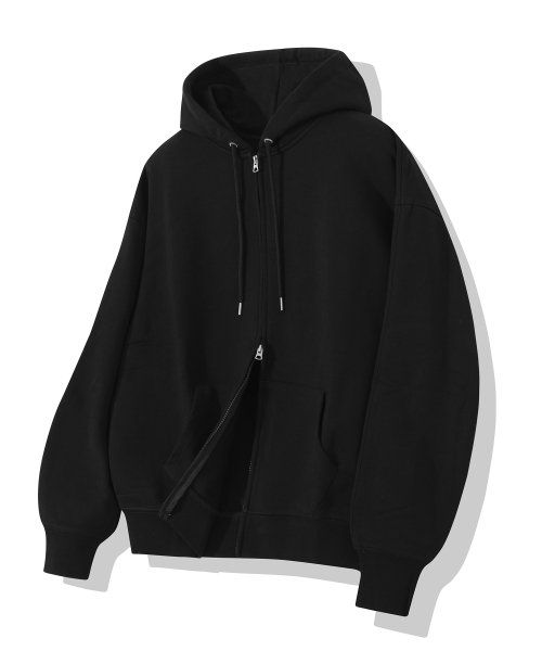FILLUMINATE Two-Way Essential Hoodie Zip-Up - Black Two-Way Essential Hood Zip-Up-Bk