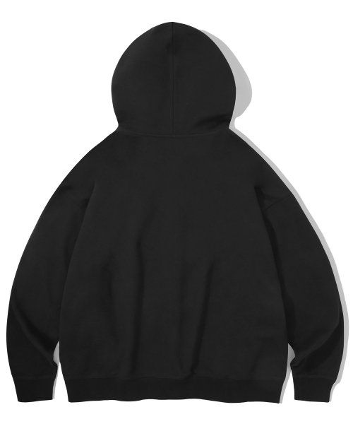 Lookbook 필루미네이트 투웨이 에센셜 후드 집업 - 블랙 TWO-WAY ESSENTIAL HOOD ZIP-UP-BK