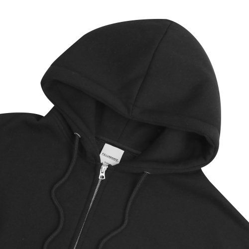 Shop 필루미네이트 투웨이 에센셜 후드 집업 - 블랙 TWO-WAY ESSENTIAL HOOD ZIP-UP-BK