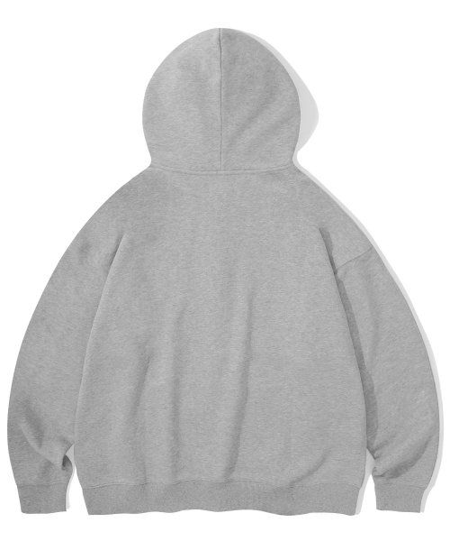 Lookbook 필루미네이트 투웨이 에센셜 후디 집업 - 그레이 Two-Way Essential Hood Zip-Up-Gr