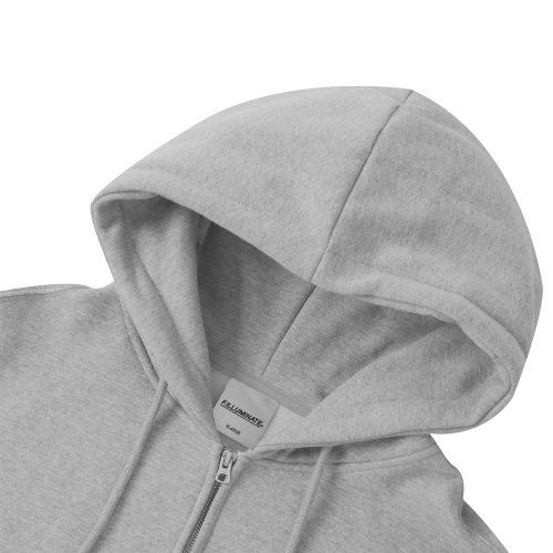 Shop 필루미네이트 투웨이 에센셜 후디 집업 - 그레이 Two-Way Essential Hood Zip-Up-Gr