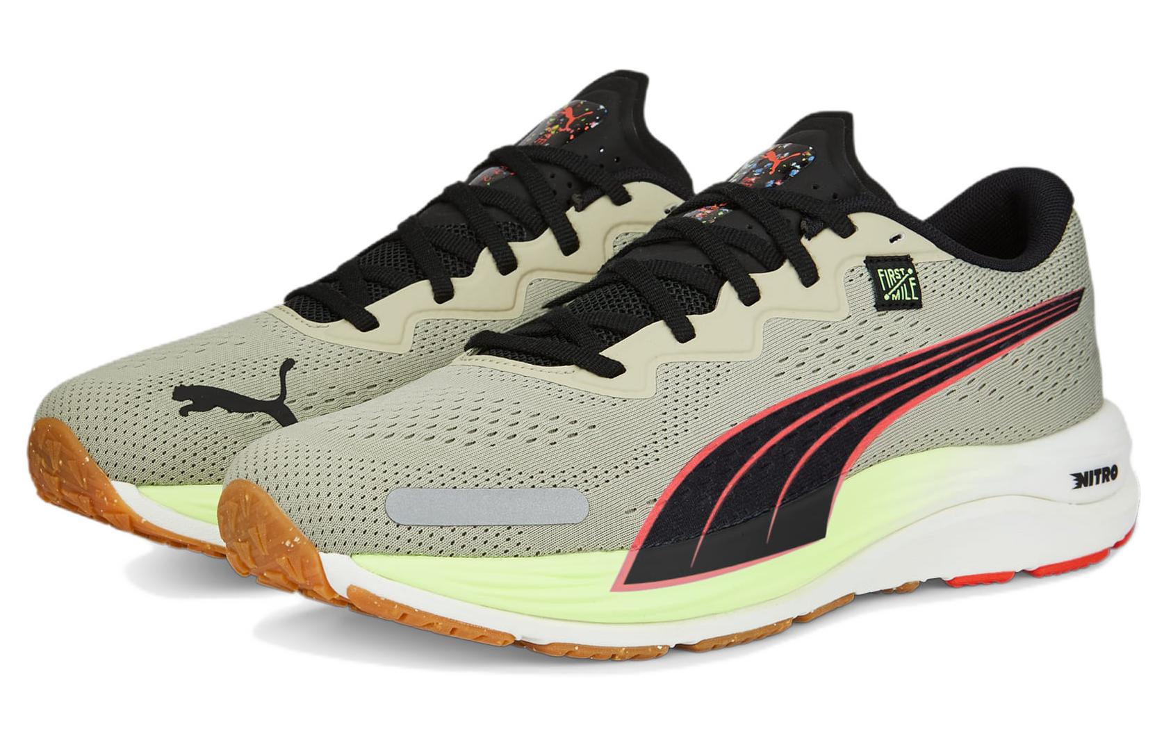 Lookbook First Mile x Puma Velocity Nitro 2 '石灰色火焰光' 377291-01