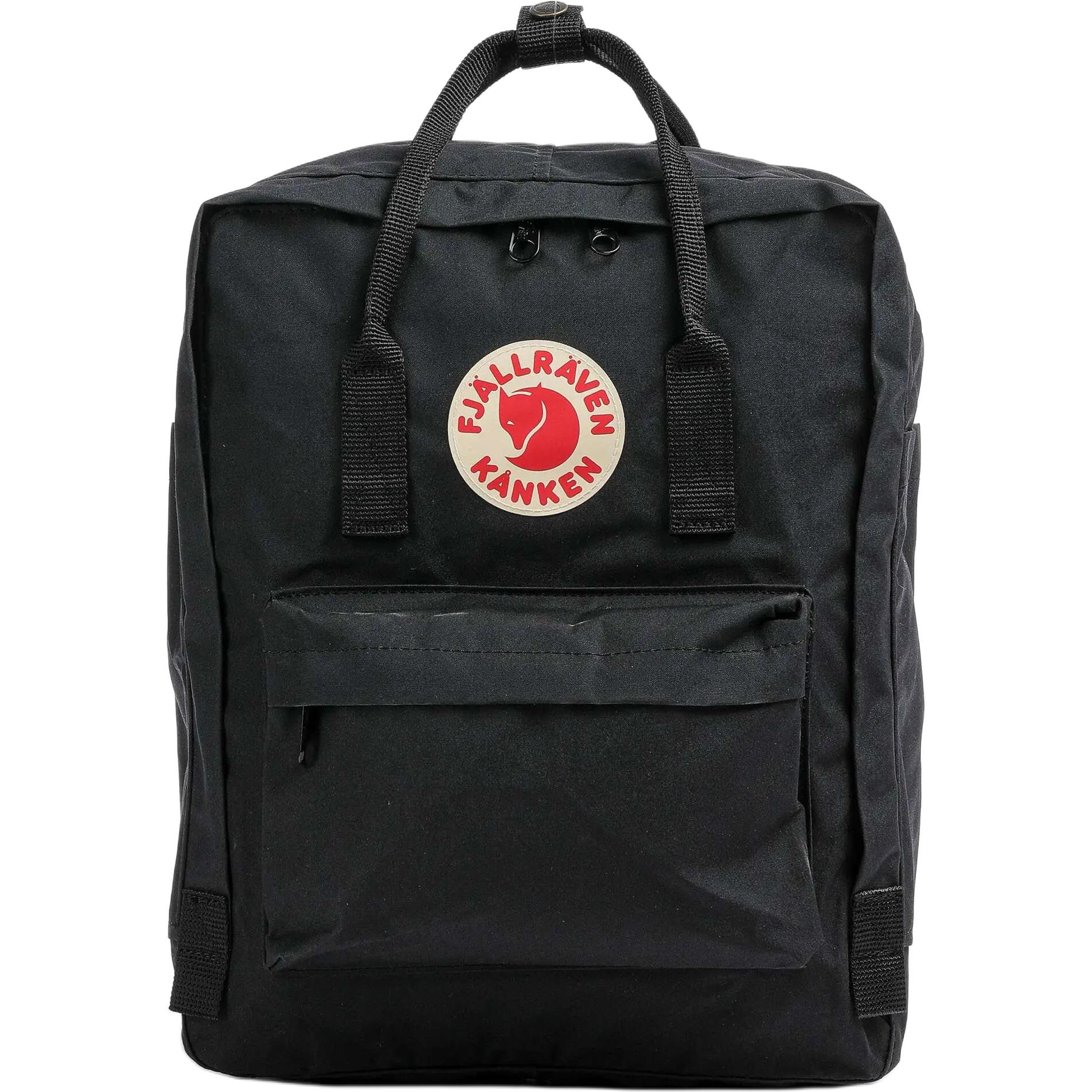 Fjallraven Kanken 16L Lightweight Waterproof Backpack Black Unisex Outdoor Bag 23510-550