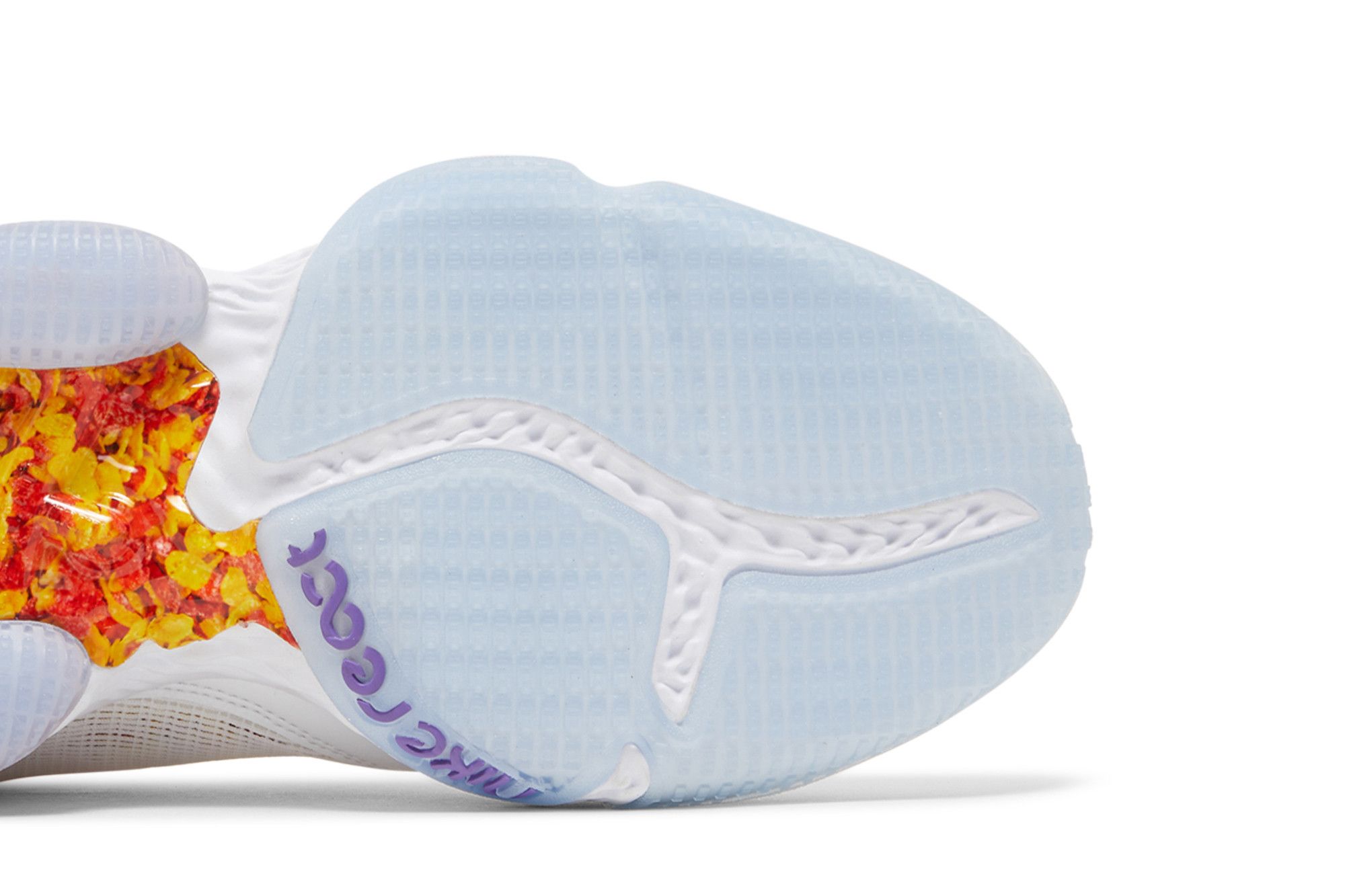 Details for Flintstone x Nike LeBron 19 Low EP 'Magic Fruity Pebbles' en Español. DQ8343-100