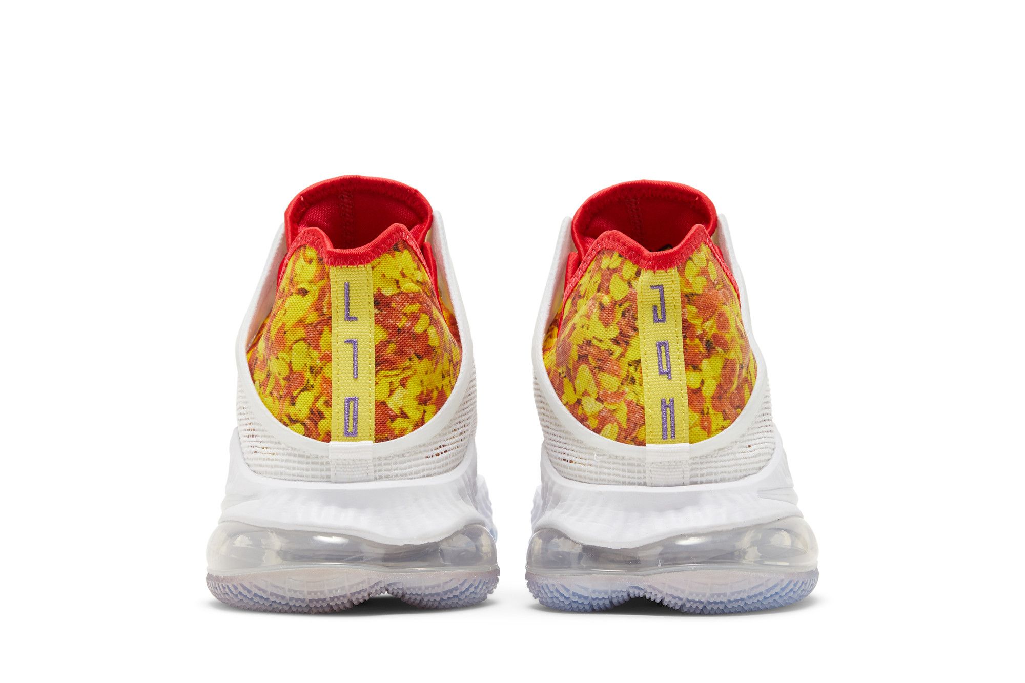 Sizing Flintstone x Nike LeBron 19 Low EP 'Magic Fruity Pebbles' en Español. DQ8343-100