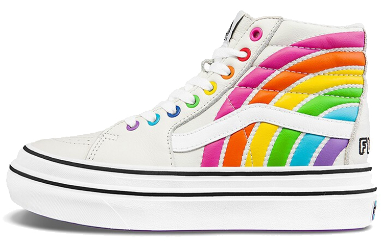 Flour Shop x Vans Super ComfyCush Sk8-Hi 'Rainbow' VN0A54EU2N7