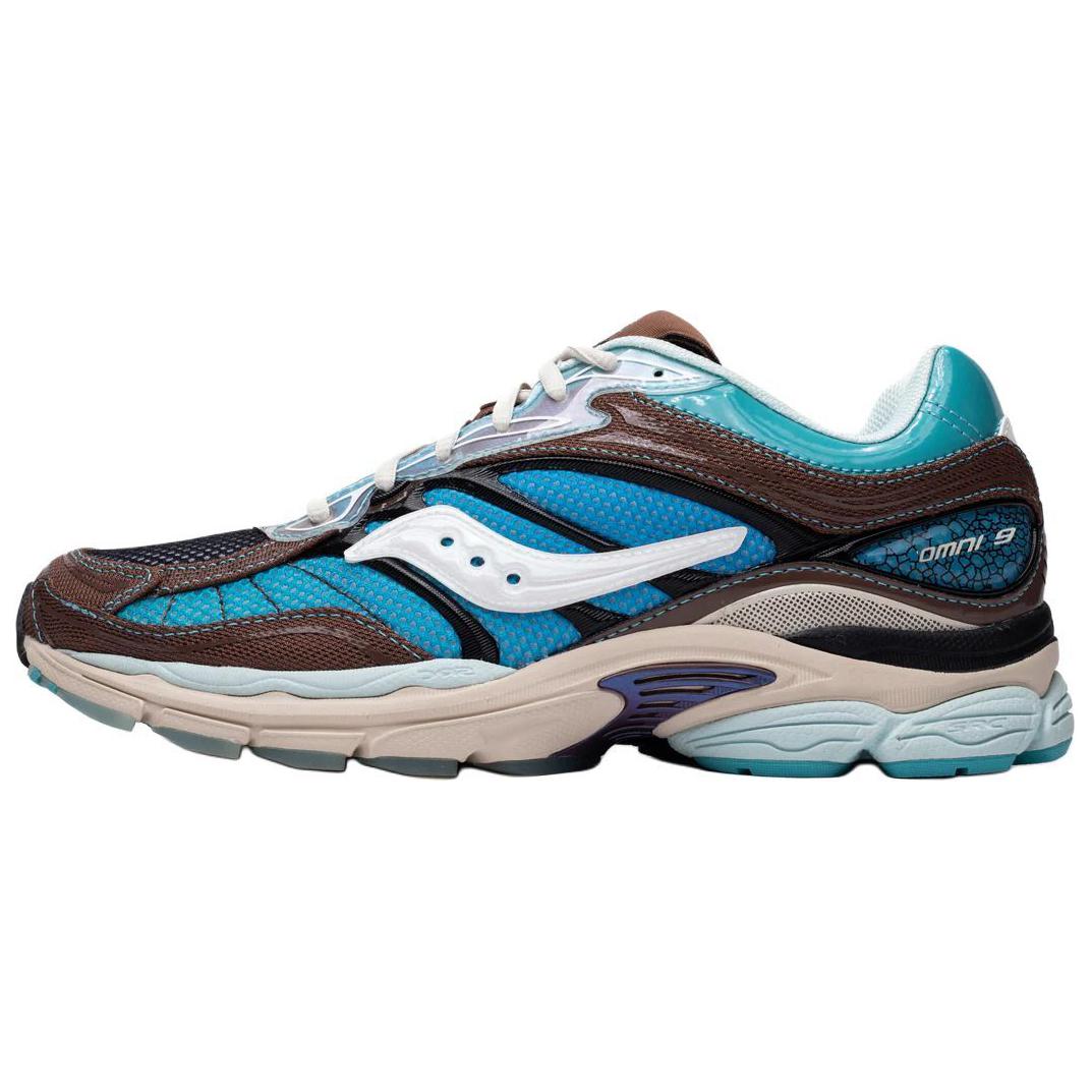 Footpatrol x Saucony ProGrid Omni 9 'Blue Brown' S70923-1