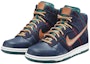 Lookbook Fox Brothers x Nike Dunk High Premium SP 'Obsidian Pecan' - Kekwa Biru Pecan 598955-400