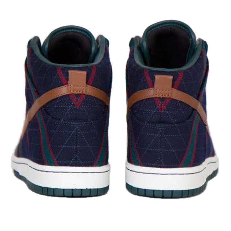 Shop Fox Brothers x Nike Dunk High Premium SP 'Obsidian Pecan' - Kekwa Biru Pecan 598955-400