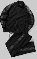 FR2 Line Jersey CAUTION Logo Track Jacket Hitam FRJ187 Lookbook FR2 Line Jersey CAUTION Logo Track Jacket Hitam FRJ187