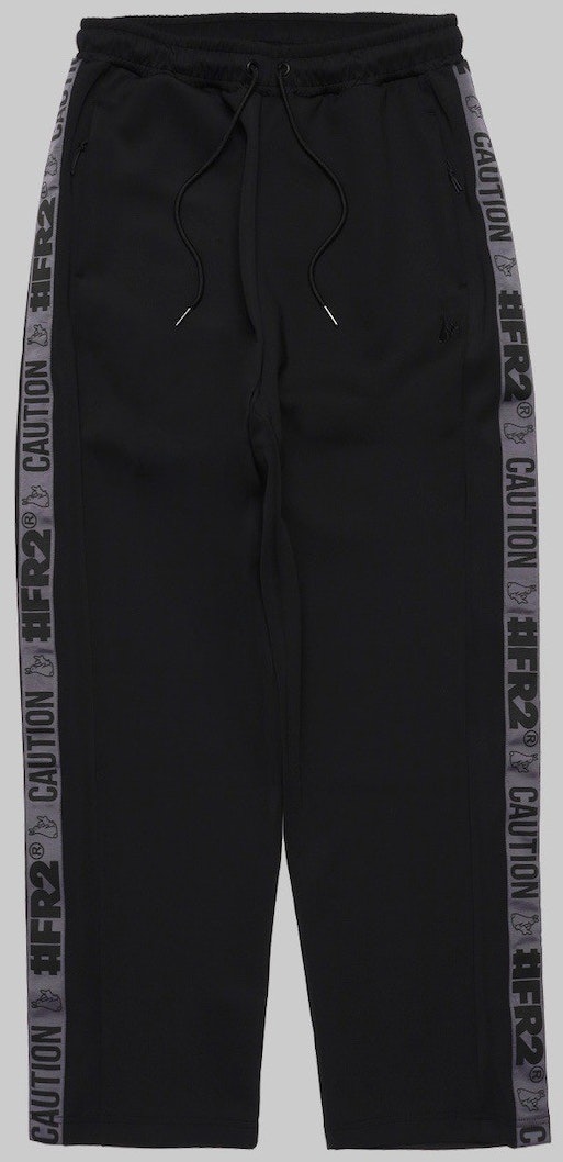 fr-2-line-jersey-caution-logo-track-pants-black