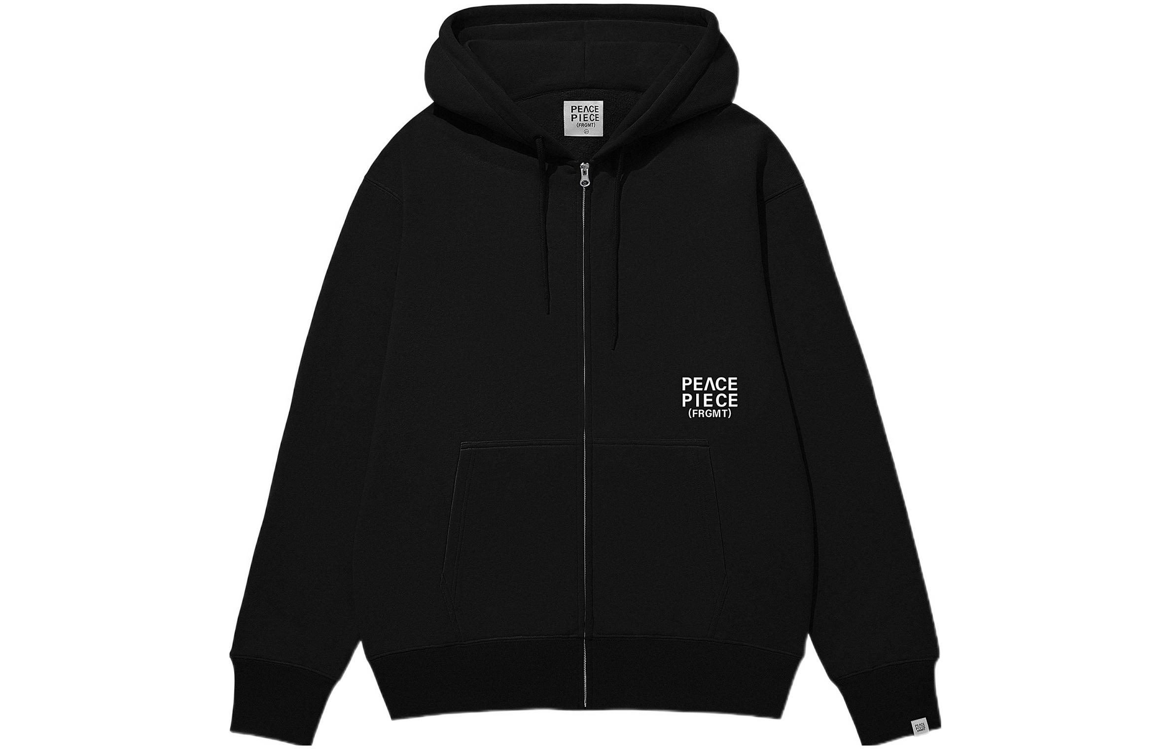 Fragment Design Peace Piece Hoodie Black - Japanese Streetwear PPA22011-BLACK