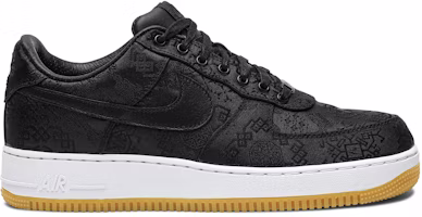 Fragment Design x CLOT x Nike Air Force 1 'Black Silk' CZ3986-001 Fragment Design x CLOT x Nike Air Force 1 'Black Silk' CZ3986-001
