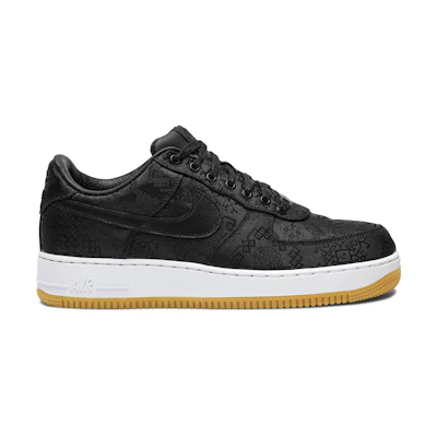 Fragment Design CLOT Nike Air Force 1 'Black Silk'