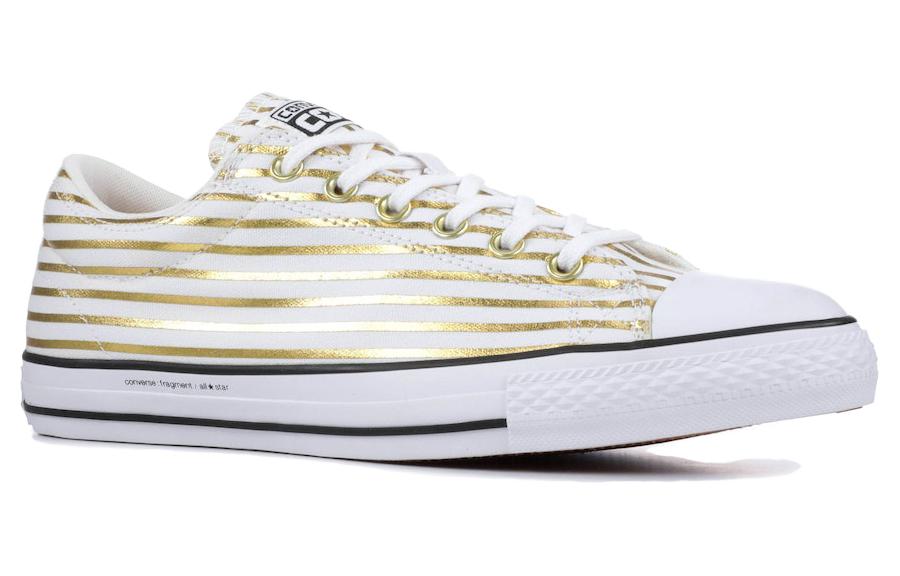 Order フラグメントデザイン x コンバース チャックテイラーオールスター ロー『ゴールドストライプ』 148371C