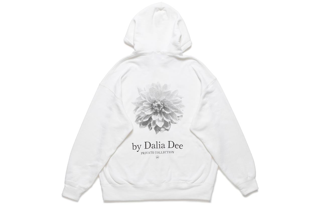 Fragment Design Dalia Dee SS23 Floral Logo Print Hooded Jacket White Unisex GX-Q21-15JK-01-WT