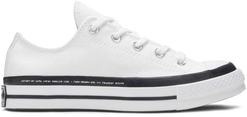 Fragment Design x Moncler x Converse Chuck 70 Low 'White' 169070C Buy Fragment Design x Moncler x Converse Chuck 70 Low 'White' 169070C