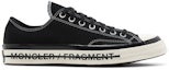 Buy 프래그먼트 디자인 x 몽클레르 x 컨버스 척 70 로우 '블랙' 172320C
