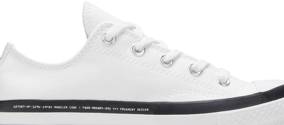 Fragment Design x Moncler x Converse Chuck 70 Low 'White' 169070C Order Fragment Design x Moncler x Converse Chuck 70 Low 'White' 169070C
