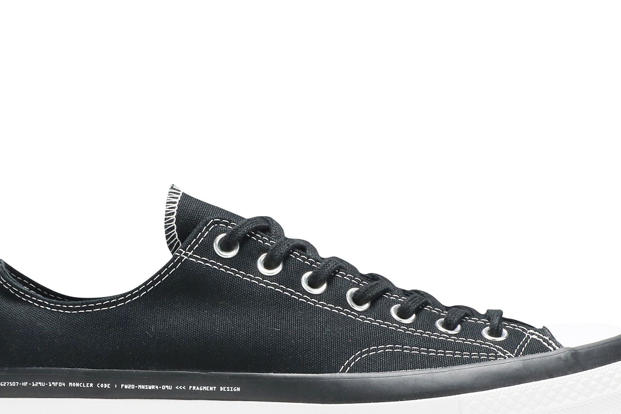 Lookbook Fragment Design x Moncler x Converse Chuck 70 Low 'Black' 169069C