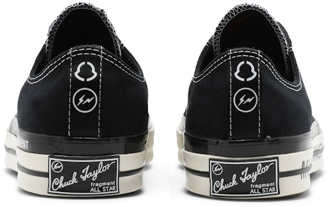 Fragment Design x Moncler x Converse Chuck 70 Low 'Hitam' 172320C Details for Fragment Design x Moncler x Converse Chuck 70 Low 'Hitam' 172320C