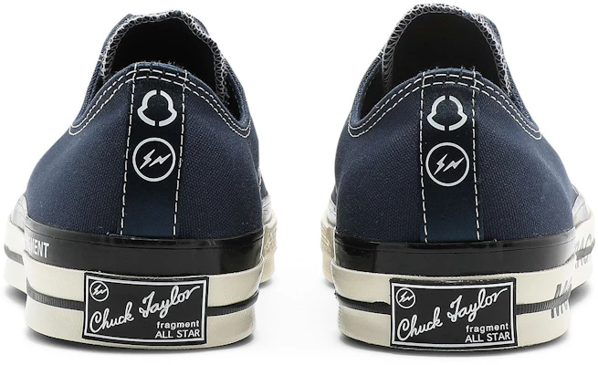 Fragment Design x Moncler x Converse Chuck 70 Low 'Biru Insignia' 172323C Sizing Fragment Design x Moncler x Converse Chuck 70 Low 'Biru Insignia' 172323C