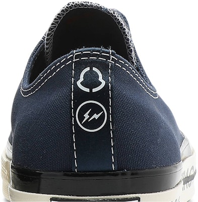 Fragment Design x Moncler x Converse Chuck 70 Low 'Insignia Blue' 172323C Sizing Fragment Design x Moncler x Converse Chuck 70 Low 'Insignia Blue' 172323C