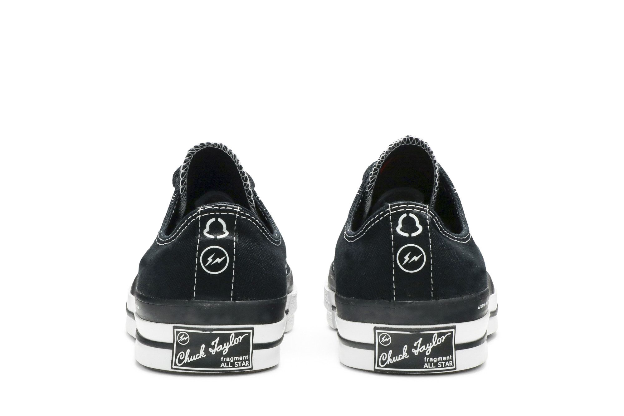 Sizing Fragment Design x Moncler x Converse Chuck 70 Low 'Black' 169069C