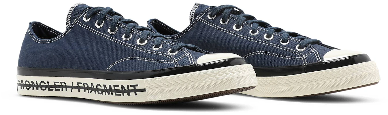 Fragment Design x Moncler x Converse Chuck 70 Low 'Insignia Blue' 172323C Cheap Fragment Design x Moncler x Converse Chuck 70 Low 'Insignia Blue' 172323C