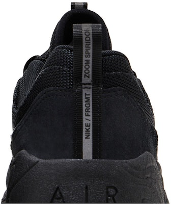 Fragment Design x Nike Air Zoom Spiridon 'Black' HF5455-001 Sizing Fragment Design x Nike Air Zoom Spiridon 'Black' HF5455-001