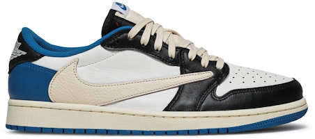 Fragment Design x Travis Scott x Air Jordan 1 Retro Low 'Military Blue' DM7866-140 Fragment Design x Travis Scott x Air Jordan 1 Retro Low 'Military Blue' DM7866-140