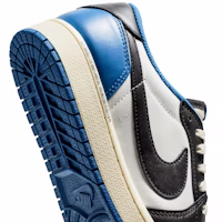 Fragment Design x Travis Scott x Air Jordan 1 Retro Low 'Biru Militer' DM7866-140 4