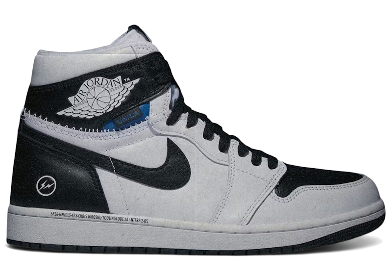 Fragment Design x Union x Jordan x Air Jordan Air 1 Retro High OG SP 'White Black' II7282-100