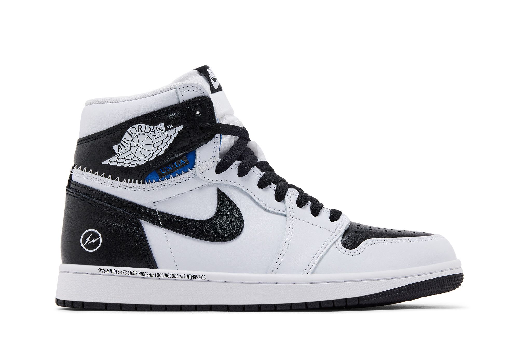 Fragment Design x Union x Jordan x Air Jordan Air 1 Retro High OG SP 'White Black' II7282-100
