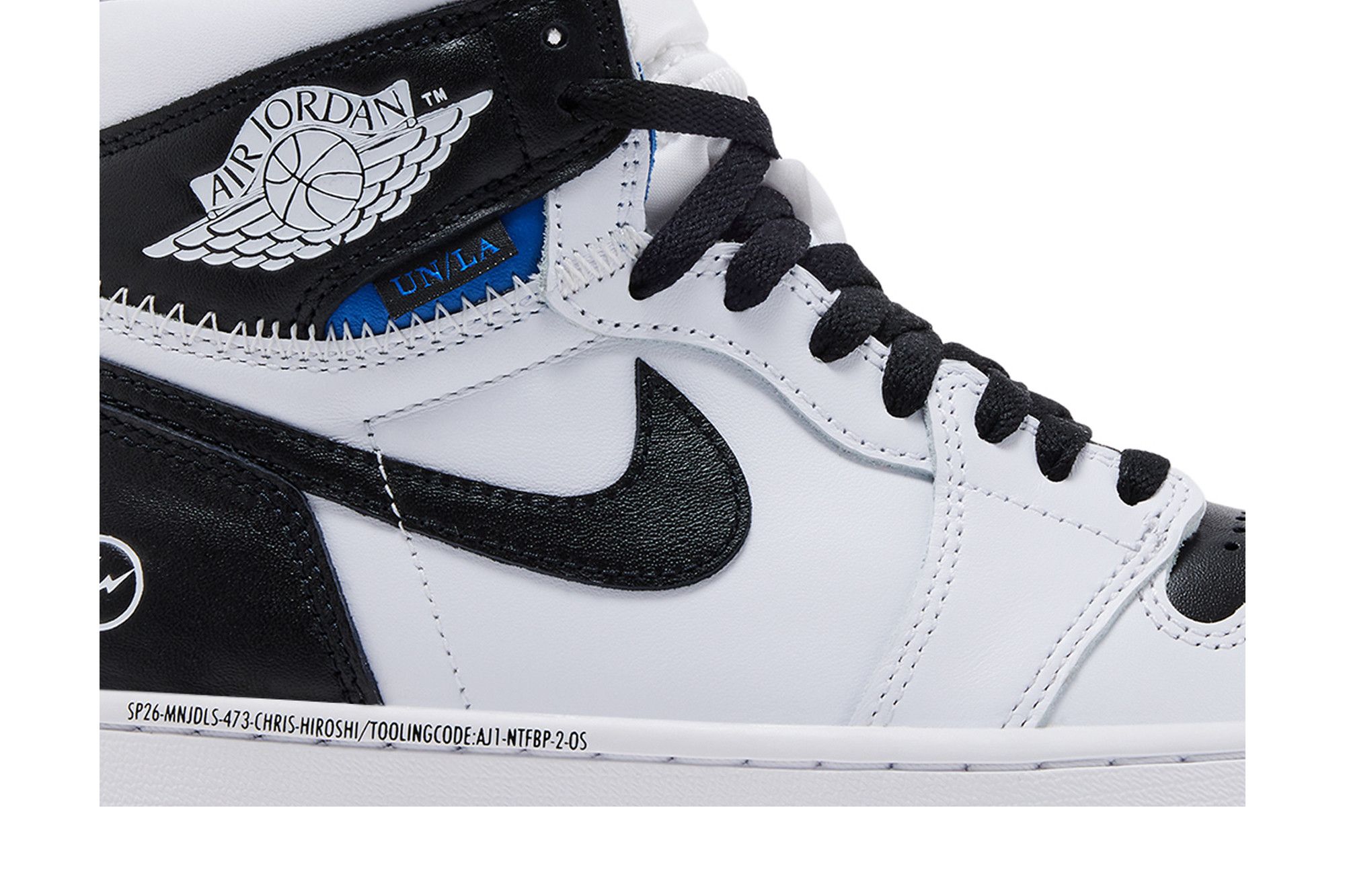 Order Fragment Design 聯名 Union Jordan Air Jordan 1 Retro High OG SP ''白黑'' II7282-100