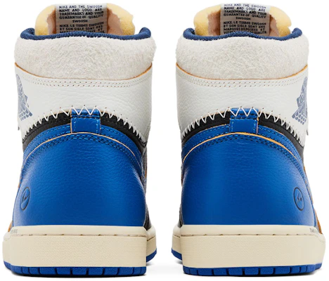 Fragment Design x Union x Jordan x Air Jordan 1 高帮复刻 OG ''皇家蓝'' IO7847-001 Sizing Fragment Design x Union x Jordan x Air Jordan 1 高帮复刻 OG ''皇家蓝'' IO7847-001