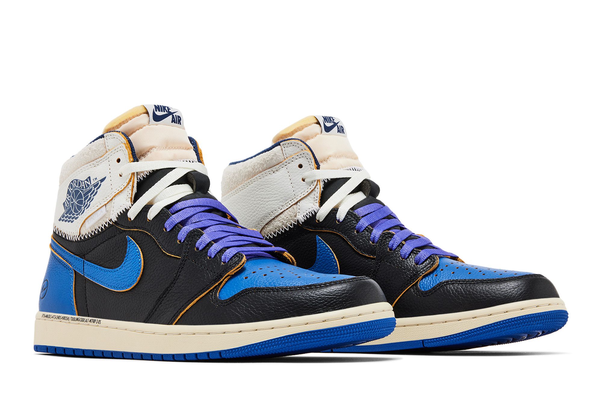 Cheap Fragment Design x Union x Jordan x Air Jordan 1 高帮复刻 OG ''皇家蓝'' IO7847-001