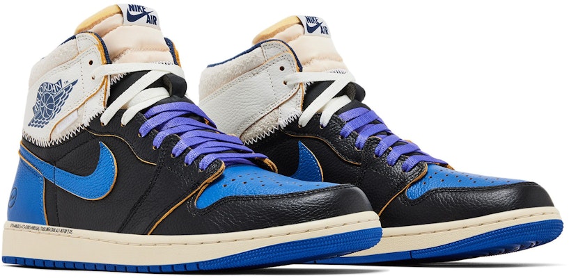 Fragment Design x Union x Jordan x Air Jordan 1 高帮复刻 OG ''皇家蓝'' IO7847-001 Cheap Fragment Design x Union x Jordan x Air Jordan 1 高帮复刻 OG ''皇家蓝'' IO7847-001