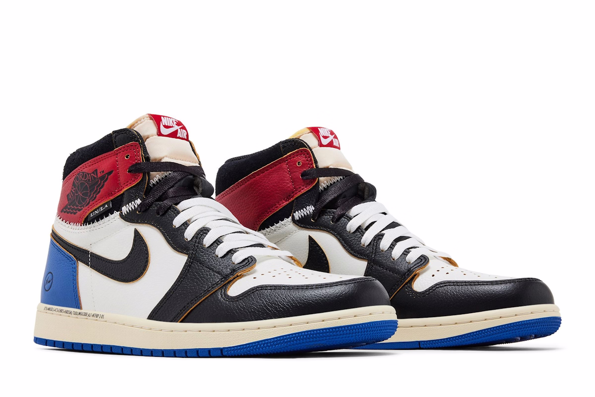 Fragment Design x Union x Jordan x Air Jordan Air 1 Retro High OG 'Varsity Red Sport Royal'