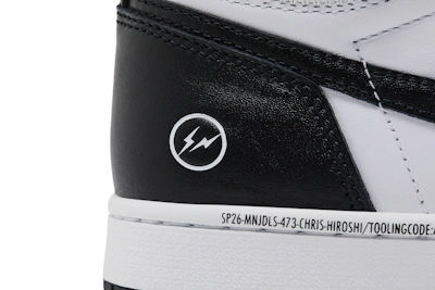 Fragment Design x Union x Jordan x Air Jordan Air 1 Retro High OG SP 'White Black'