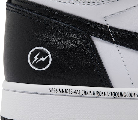 Fragment Design 聯名 Union Jordan Air Jordan 1 Retro High OG SP ''白黑'' II7282-100 1
