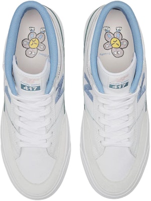Franky Villani x New Balance Numeric 417 'White Baby Blue' NM417ALD Shop Franky Villani x New Balance Numeric 417 'White Baby Blue' NM417ALD