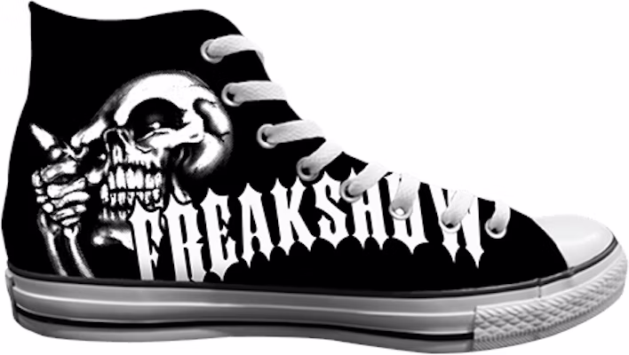 Freakshow Choppers x Converse Chuck Taylor All Star Hi 'Skulls' Sneaker FREAKC Buy Freakshow Choppers x Converse Chuck Taylor All Star Hi 'Skulls' Sneaker FREAKC