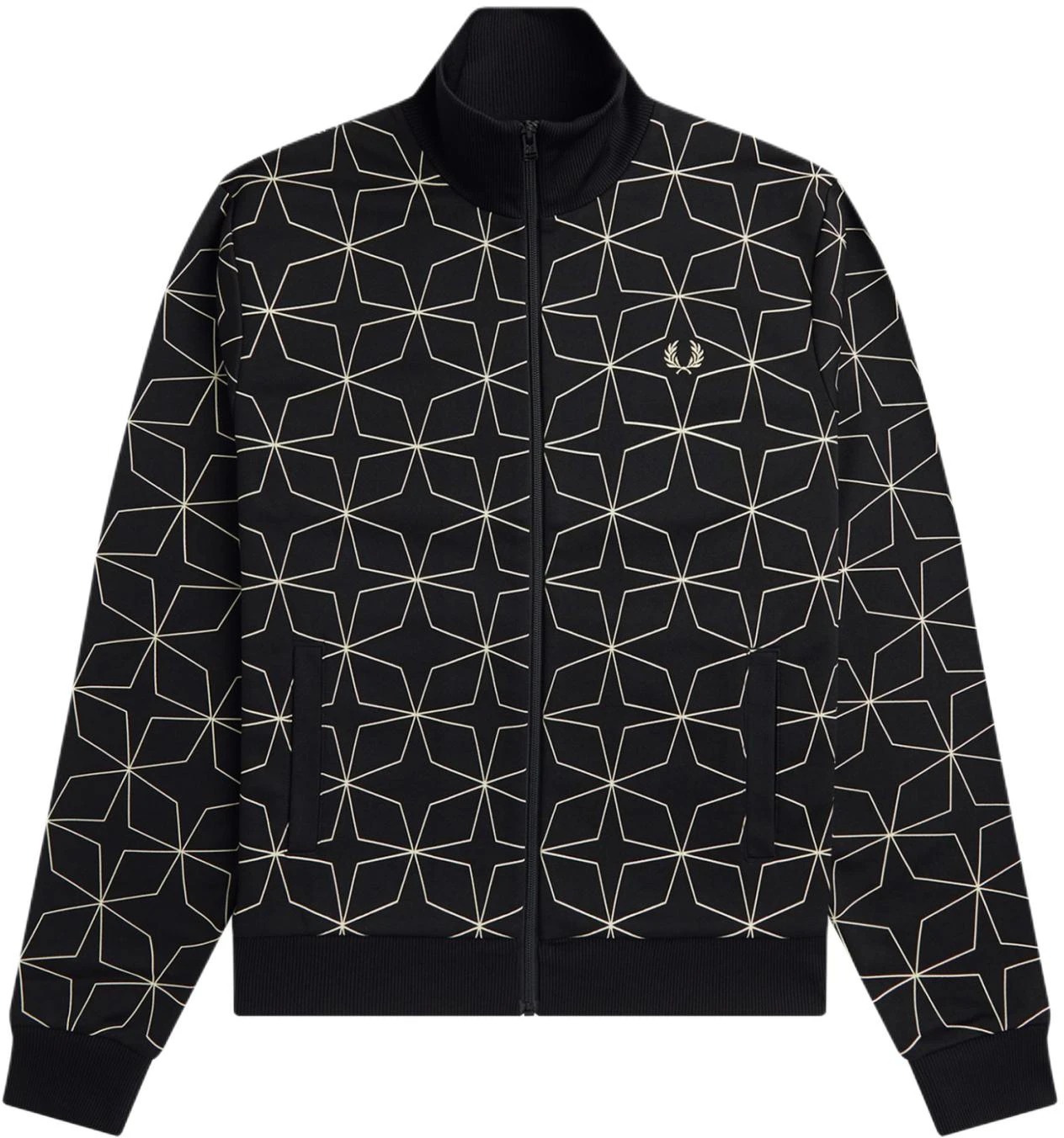 fred-perry-black-all-over-laurel-logo-zip-up-jacket-j7824-102