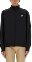 FRED PERRY Black Zip-Up Track Jacket with Logo. FP-J2660-49-102B FRED PERRY Black Zip-Up Track Jacket with Logo. FP-J2660-49-102B