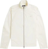FRED PERRY Cotton Ripstop Jacket with Two-Way Zipper in Natural Color J7836-560 FRED PERRY Cotton Ripstop Jacket with Two-Way Zipper in Natural Color J7836-560